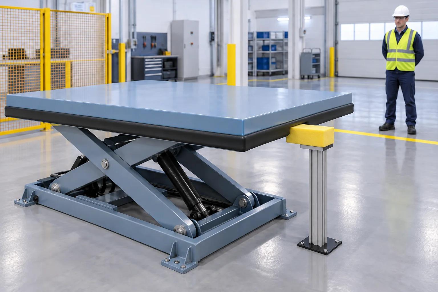 Concept illustration: lifts, covers & machine perimeters