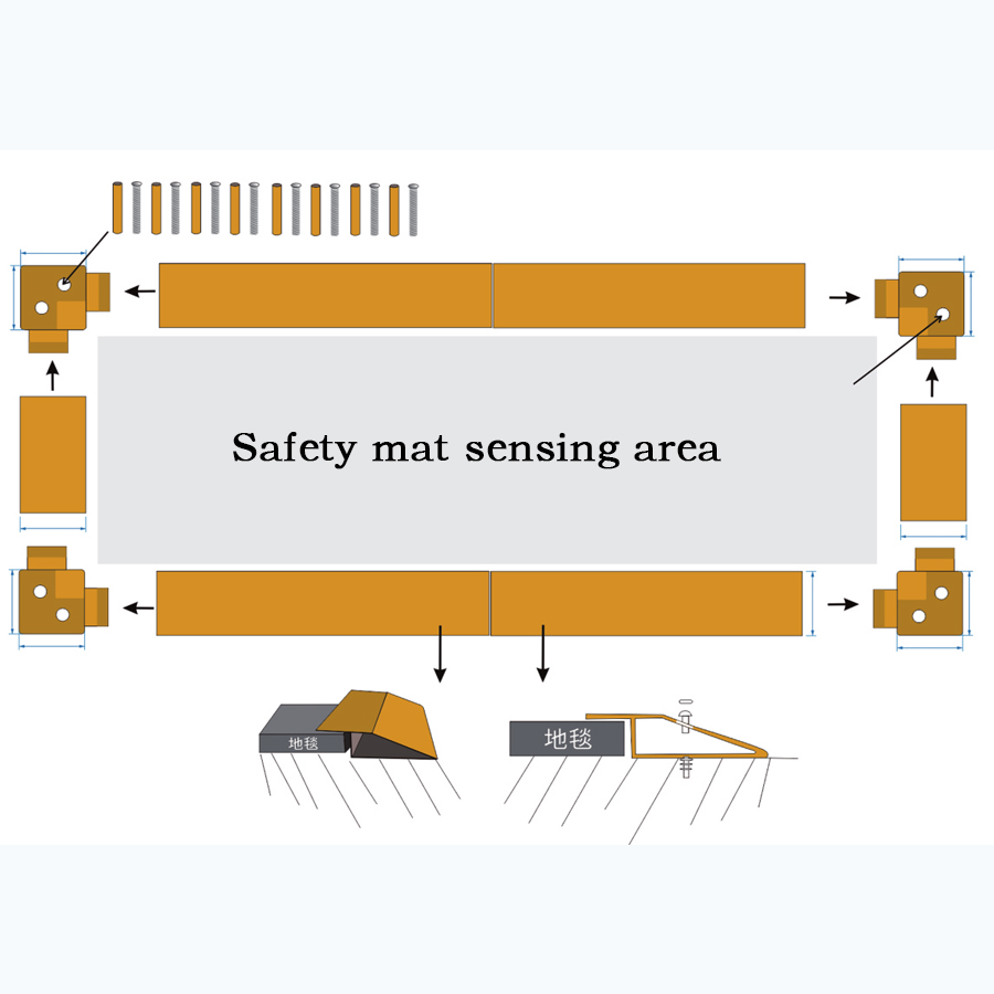 JT14 safety mat in a robotic cell