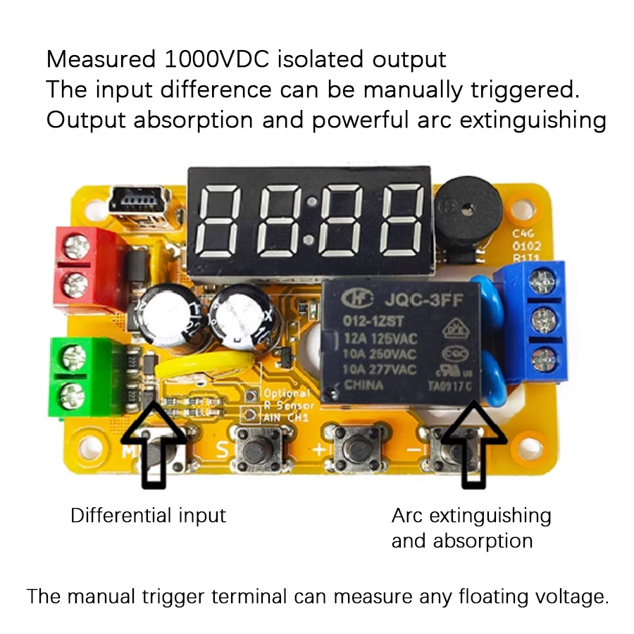 E4J0102 clock-measuring pressure delay module — main view