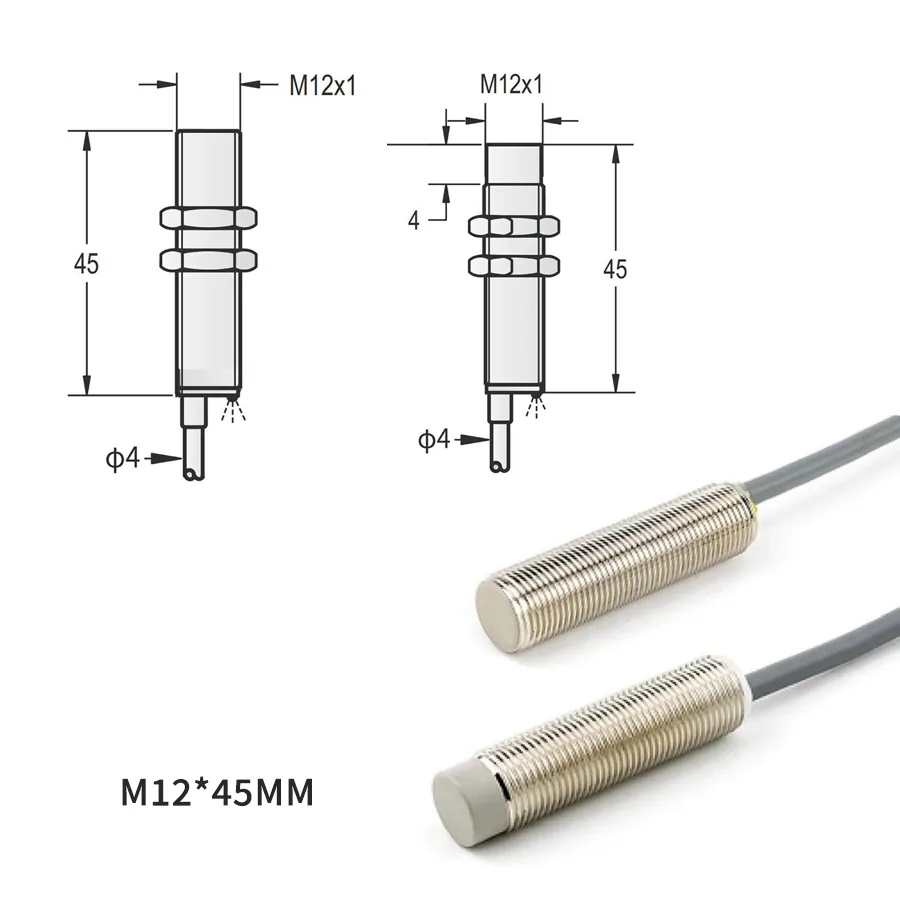 M12 Series Metal Inductive Proximity Switch