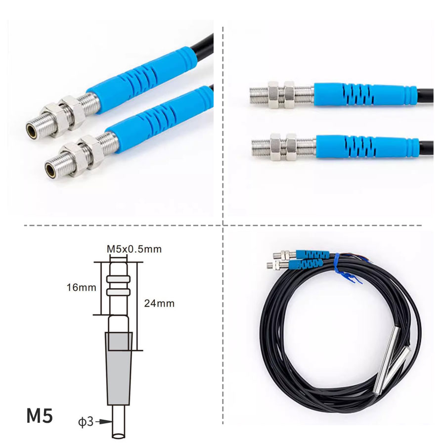 DAIDISIKE M3M4M5M6 laser photoelectric sensor — installed on production line