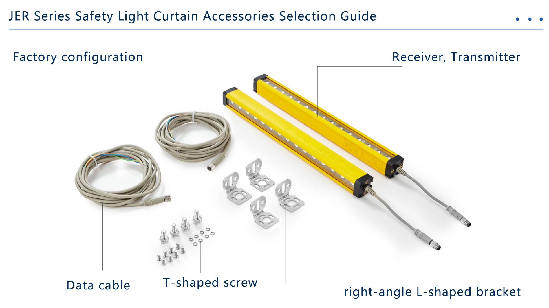 DAIDISIKE MK or JER optical synchronous safety light curtain