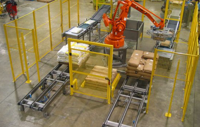 Bag palletizing robot